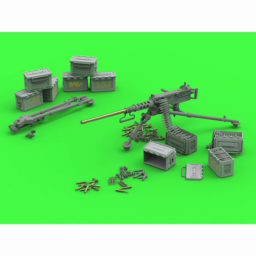 ブローニングM2重機関銃 弾薬箱 ww2　第二次世界大戦 CAL50 M2 GM35-064 1/35 WWII ブローニング M2HB .50cal 12.7mm機関銃 M3三脚