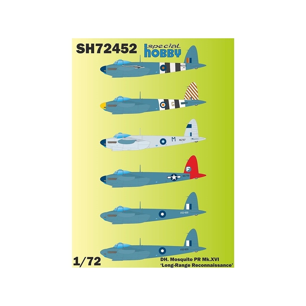 再入荷】72452 デ・ハビランド モスキート PR Mk.XVI