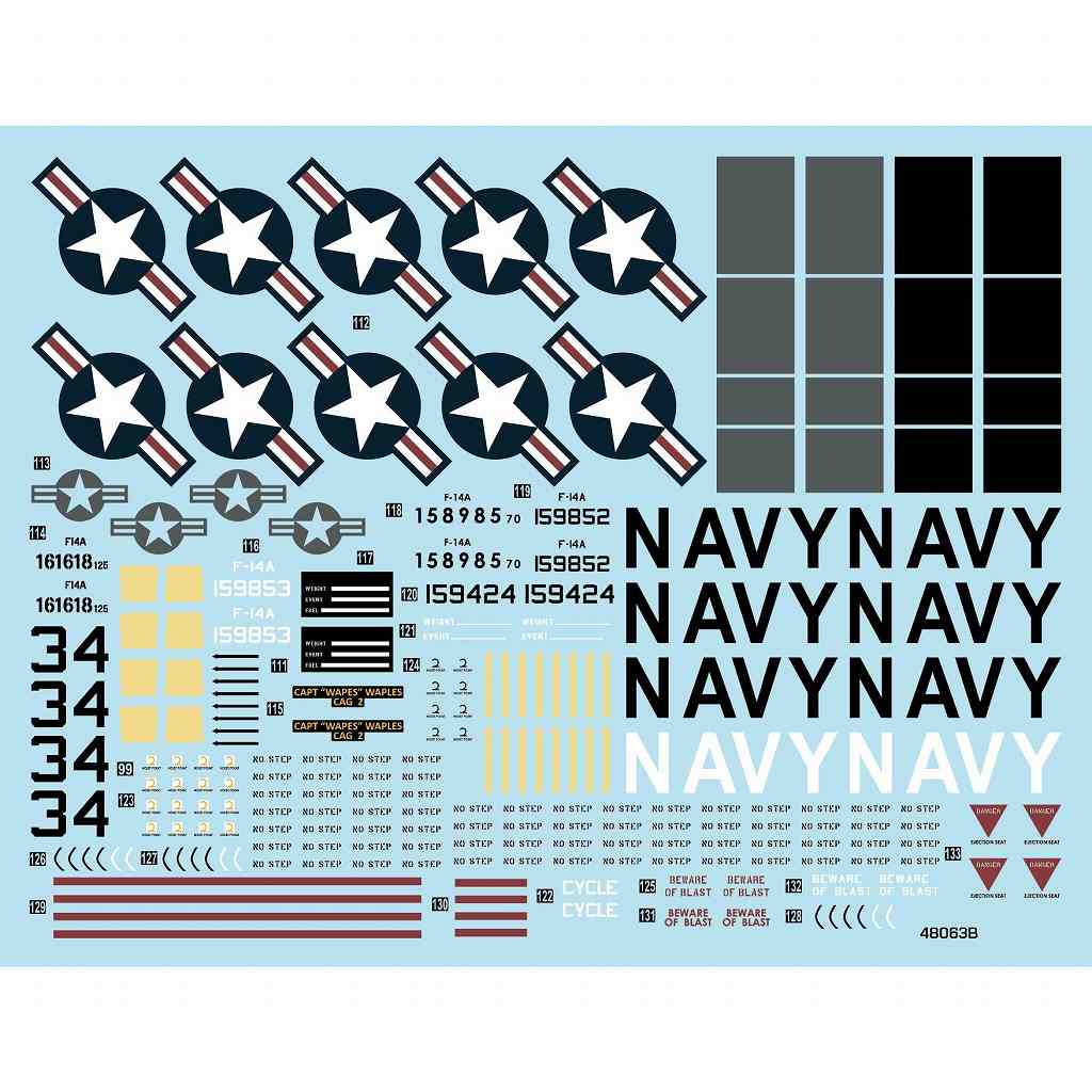 41-4268 1/48 アメリカ海軍 F-14A トムキャット VF-2/VX-4/VF-154 トム