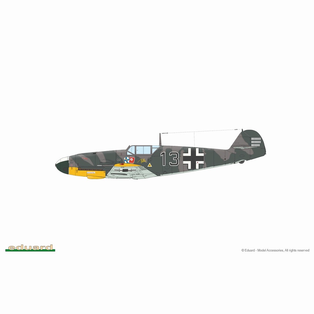 70155 1/72 メッサーシュミット Bf109F-4 プロフィパック