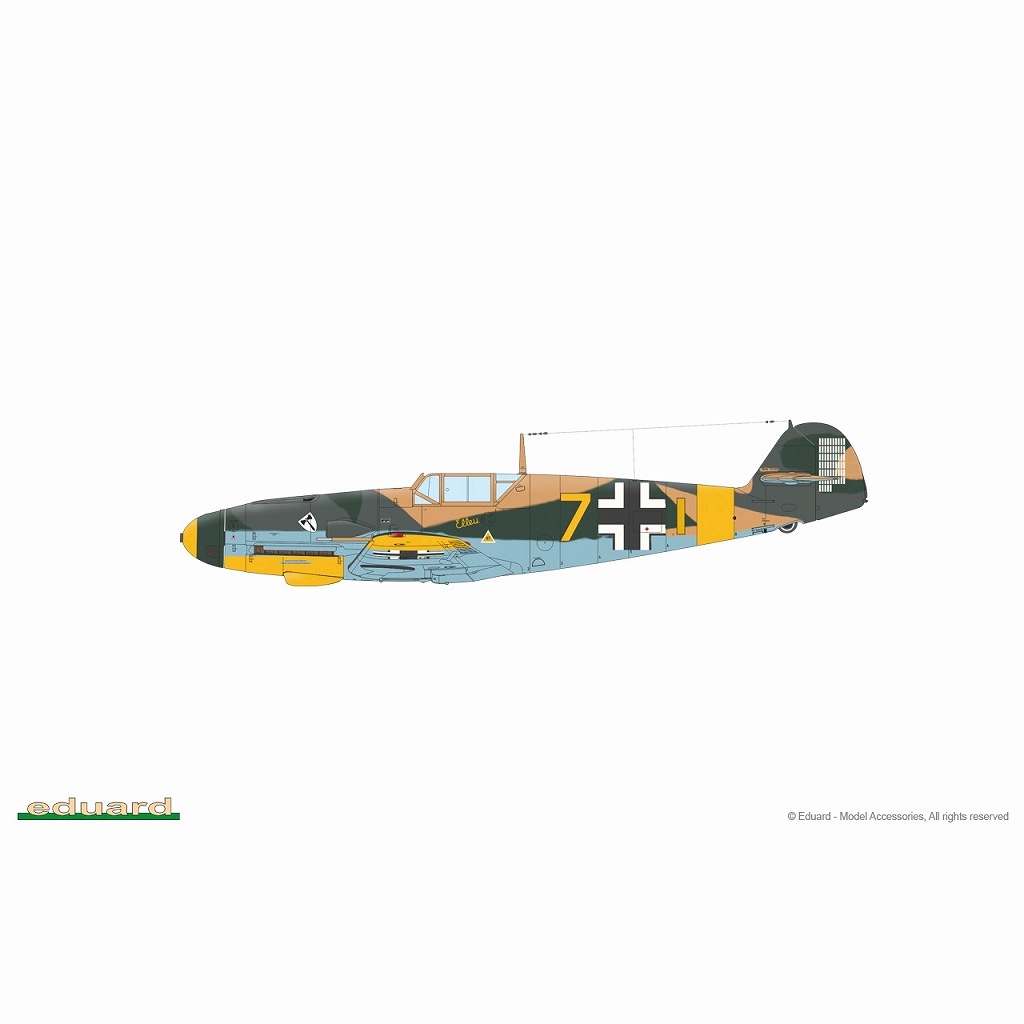 70155 1/72 メッサーシュミット Bf109F-4 プロフィパック