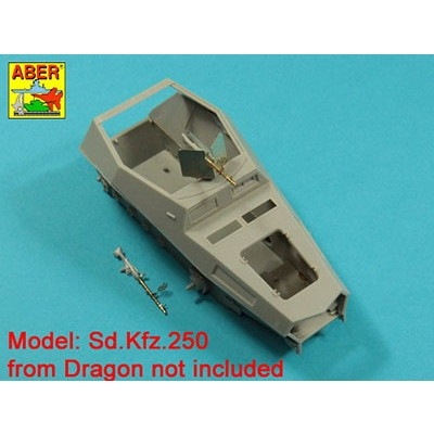 35L-169 独 MG34機銃身＆機銃シールド Sd.kfz.250/251用