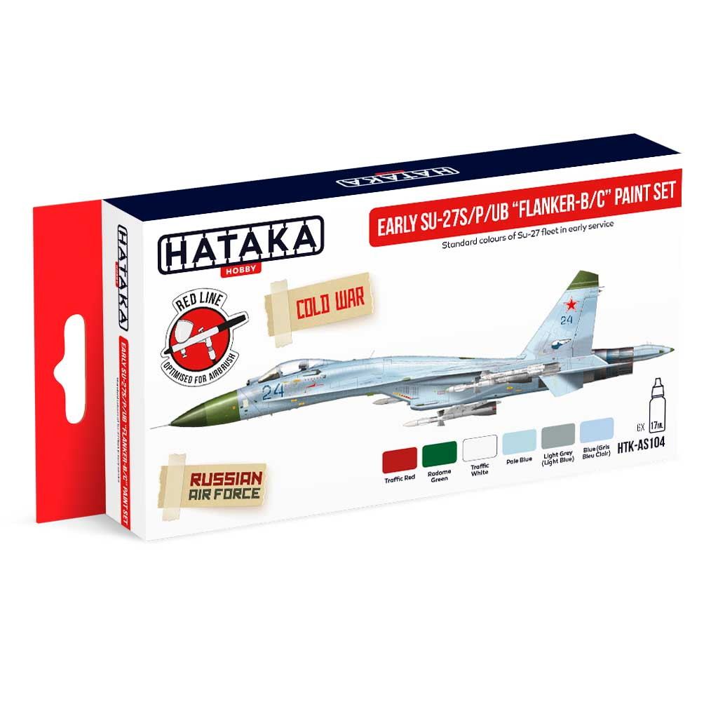 HTK-AS104 スホーイ Su-27S/P/UB フランカーB/C 初期型 水性アクリル