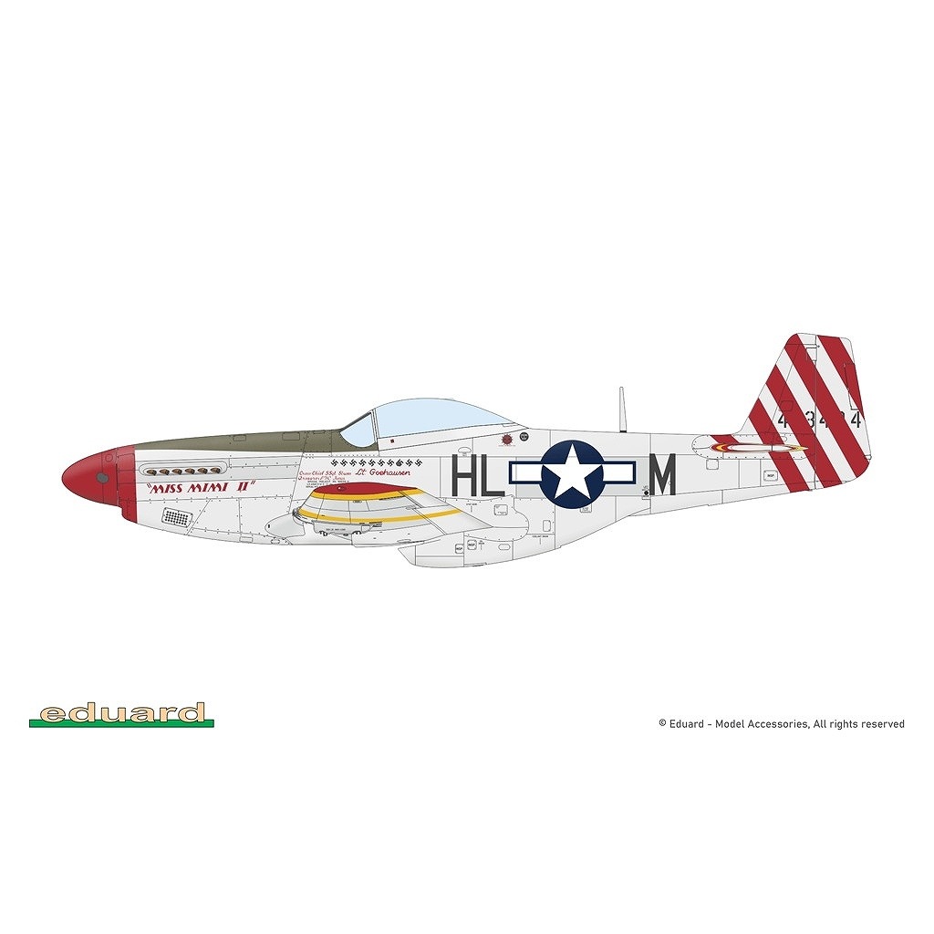 7476 1/72 ノースアメリカン P-51D-5 マスタング ウィークエンド