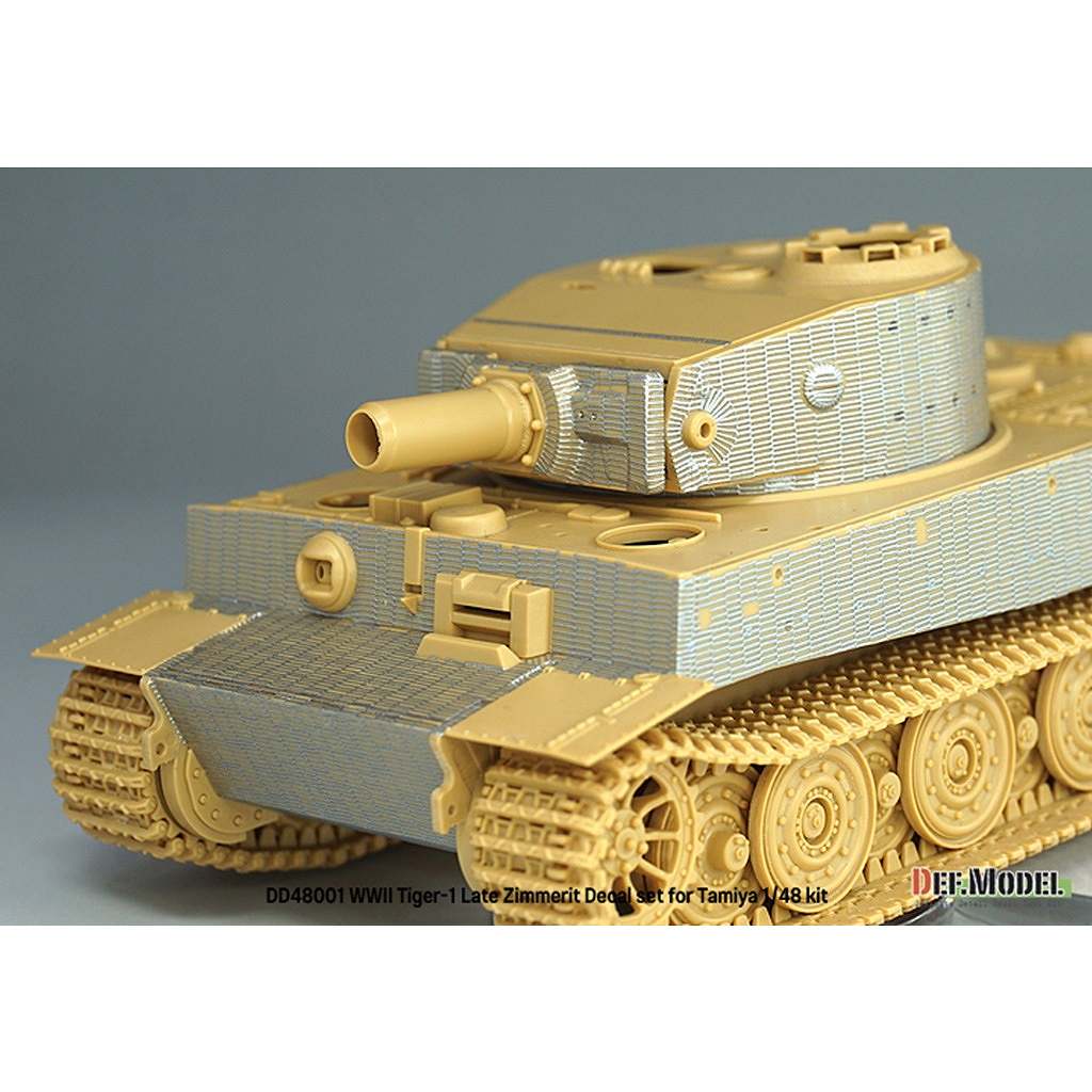 DD48001 1/48 WWII ドイツ タイガーI 中/後期型用 ツィメリット