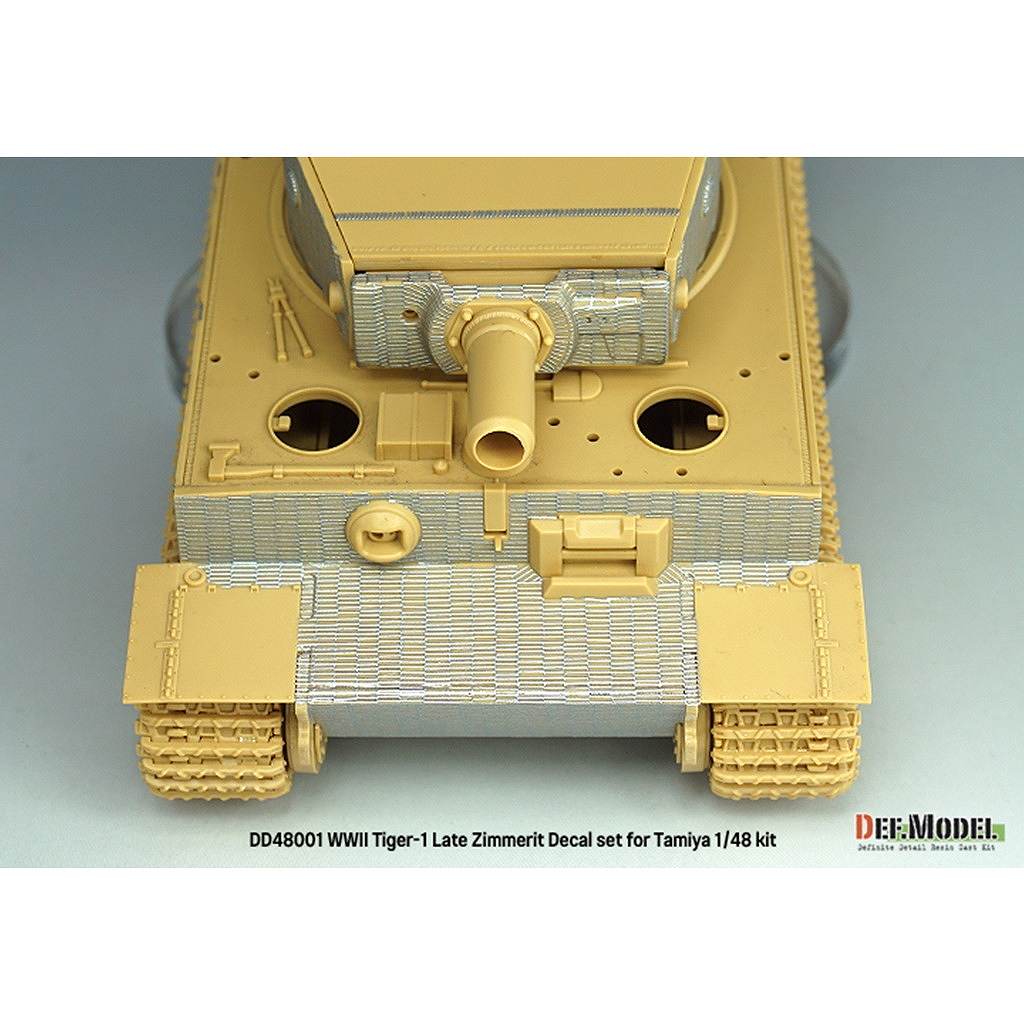 DD48001 1/48 WWII ドイツ タイガーI 中/後期型用 ツィメリット