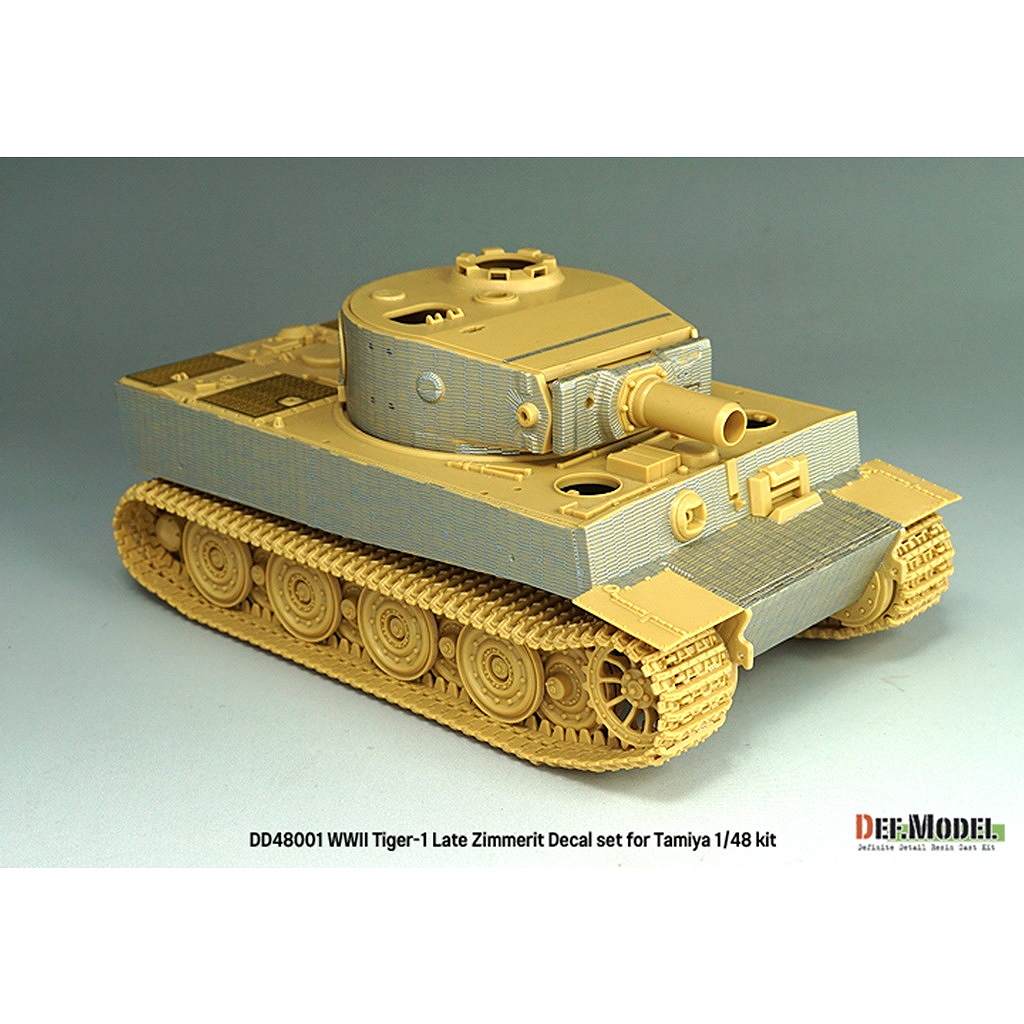 再入荷】DD48001 1/48 WWII ドイツ タイガーI 中/後期型用 ツィ