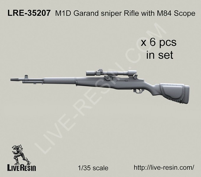M84 スコープ M1Dガーランドなどに LRE-35207 M1D Garand sniper Rifle with M84 Scope | ライブレジン