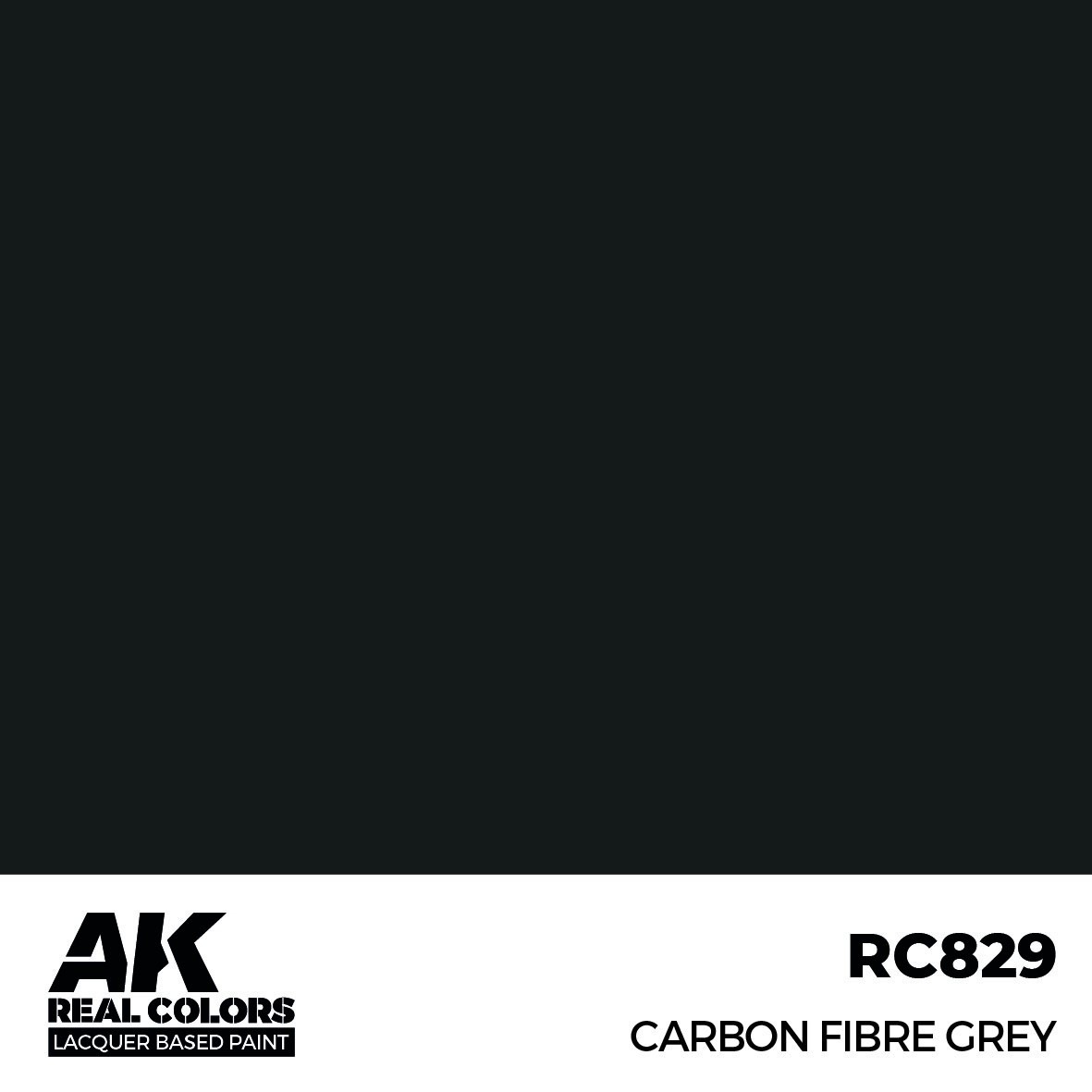 リアルカラー RC829 カーボンファイバーグレイ (ラッカー塗料) | AK