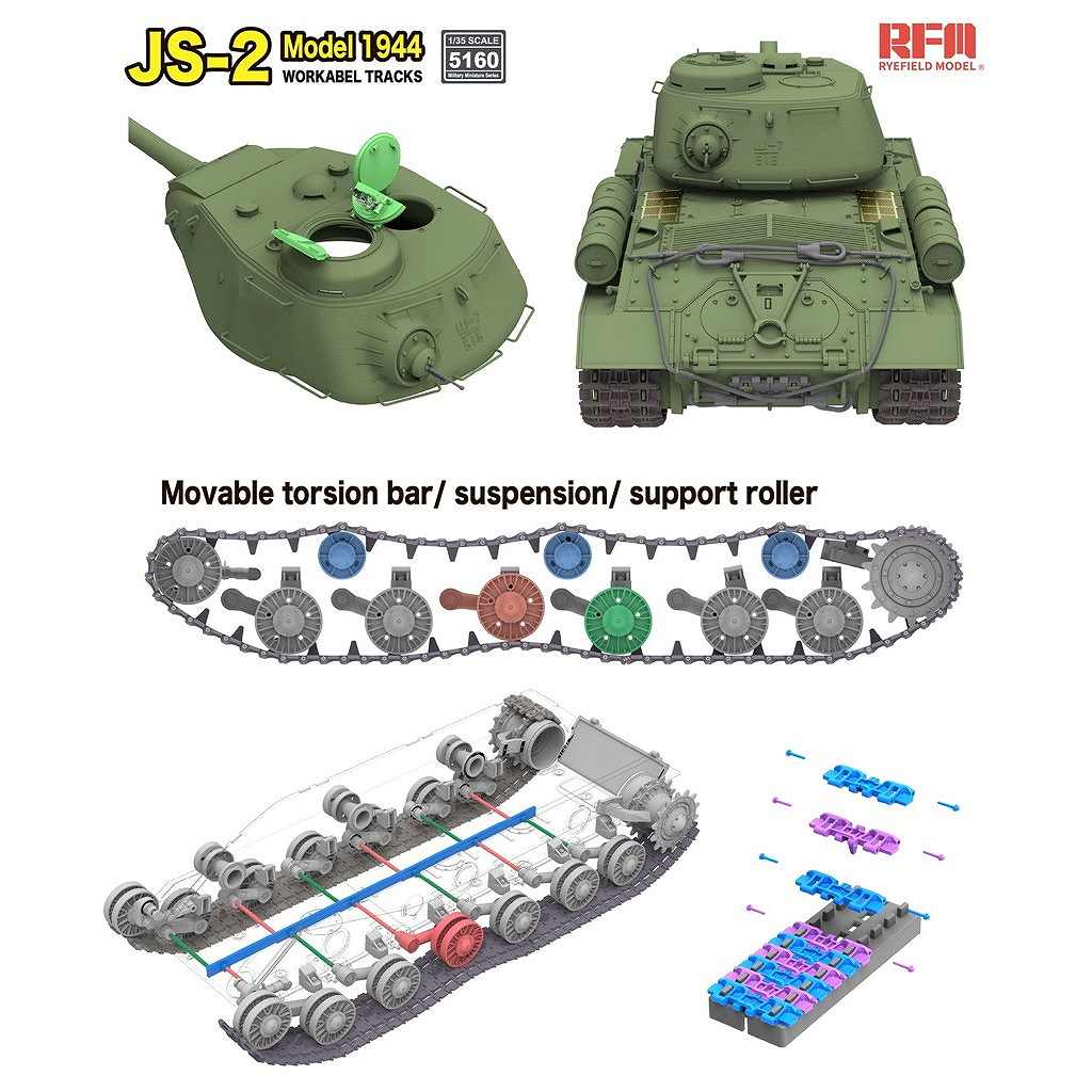 �ڿ����ʡ�5160 1/35 JS-2 1944ǯ��w/��ư������