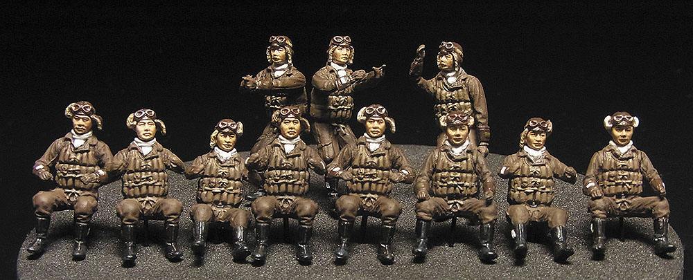 日本軍　プラモデル X72-16 日本海軍 搭乗員セット | ハセガワ HASEGAWA | フィギュア,第二