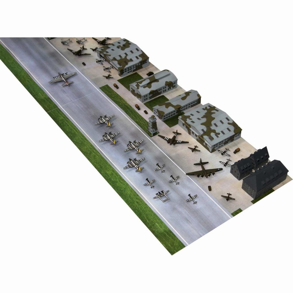 1/700 米軍基地ジオラマ　航空機付き SPS18 1/700 現用アメリカ空軍基地 1(1990年代) – ピットロード