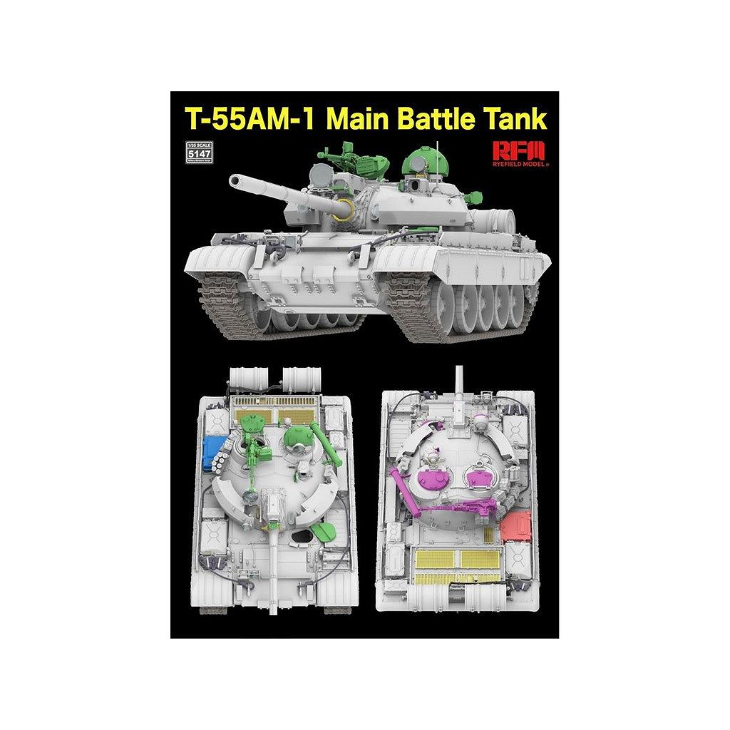 5147 1/35 T-55AM-1 ������� w/��ư������