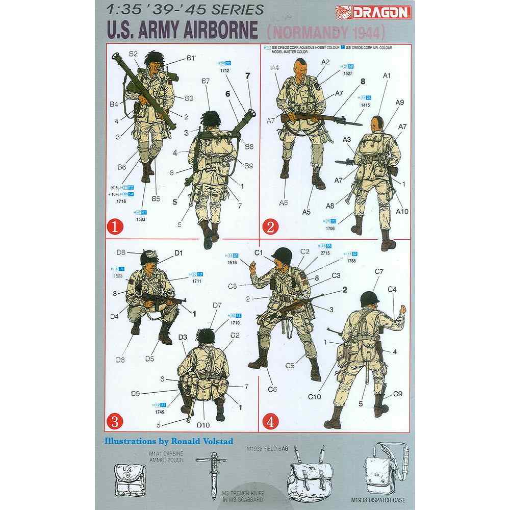 ドラゴンモデルズ 1/6 フィギュア アメリカき軍空挺師団