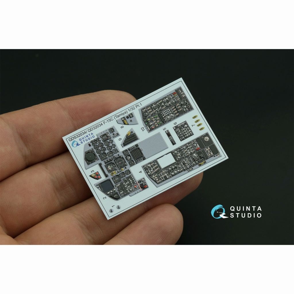 QD32011 1/32 ダッソー ミラージュ2000B 内装3Dデカール (キティ