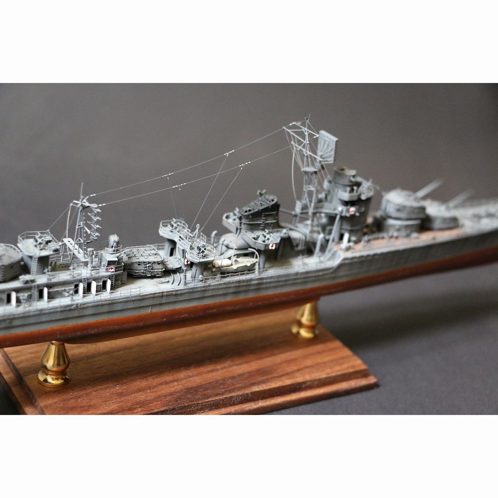 トライアンフモデル1/350秋月1944フルハル仕様＋UPグレードセット 送料無料◇トライアンフモデル 1/350 日本海軍 駆逐艦 秋月 1944