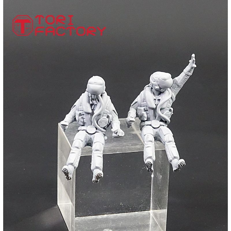 アメリカ 海兵隊 パイロット フィギュア MF-33B 1/48 F-35海兵隊パイロットセット デッキクルー付(3体セット