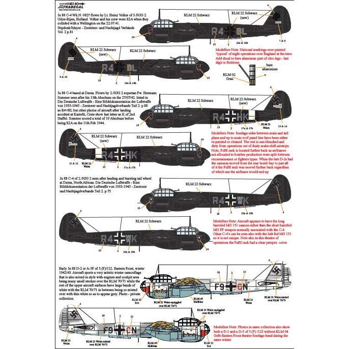 X48180 ��󥫡��� Ju88C-4/D-2
