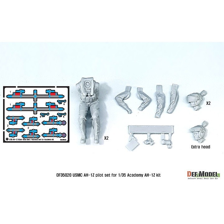 DF35020 アメリカ海兵隊 AH-1Z ヴァイパー パイロット&ガンナーセット