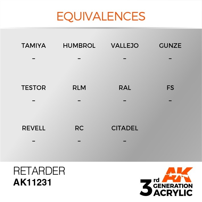 AK11231 リターダー 【AKアクリル3G (サードジェネレーション)】 | AK