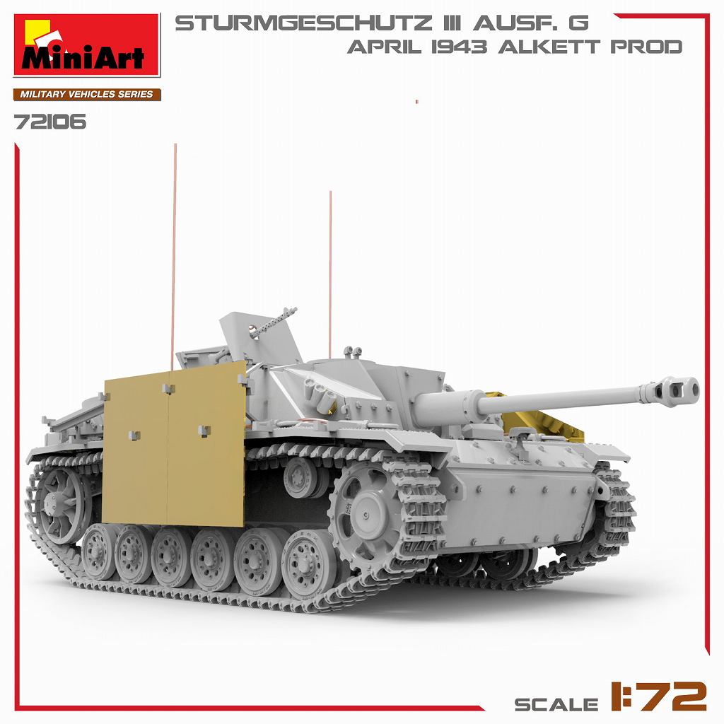 72106 1/72 III���ͷ�ˤAusf.G 1943ǯ4��
