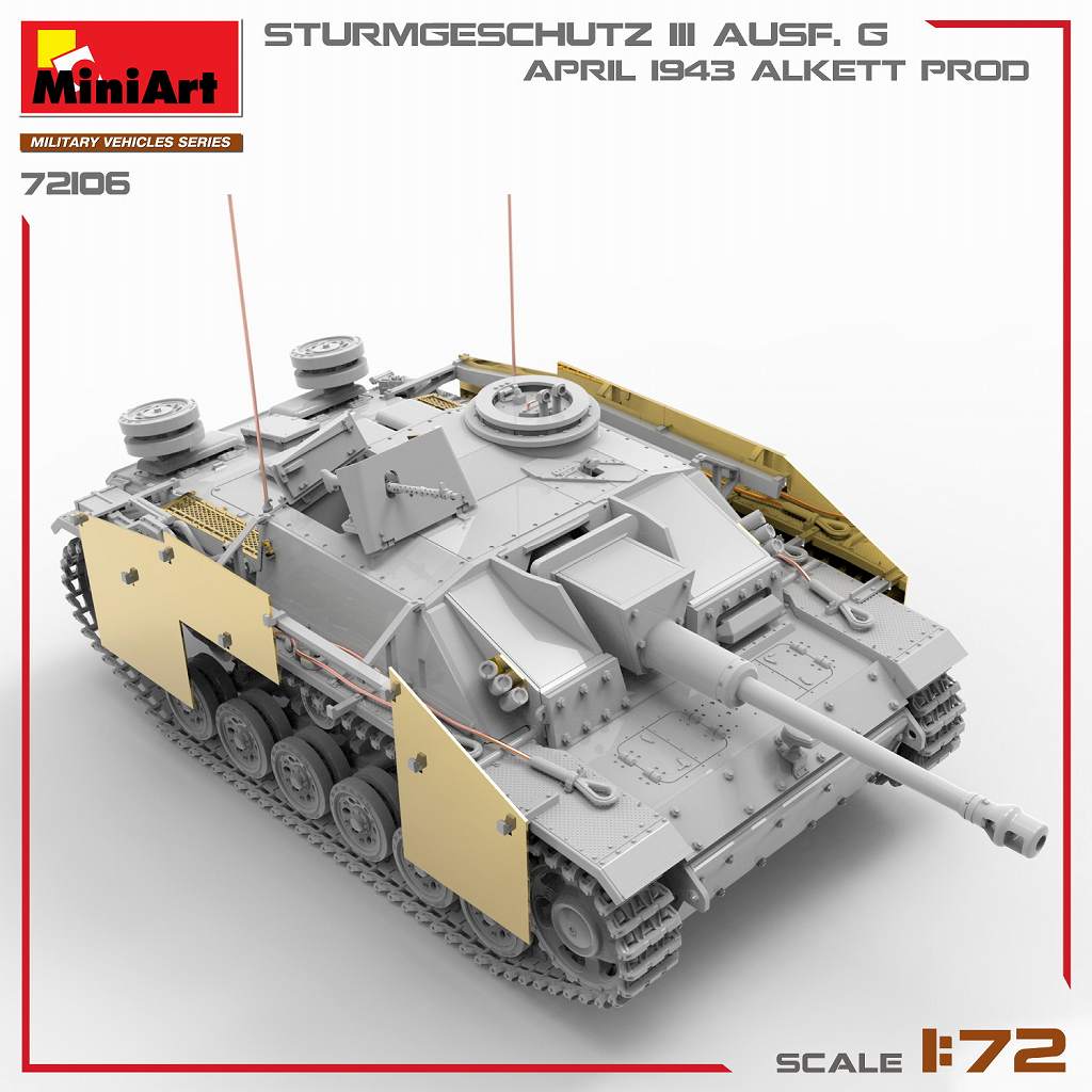 72106 1/72 III���ͷ�ˤAusf.G 1943ǯ4��