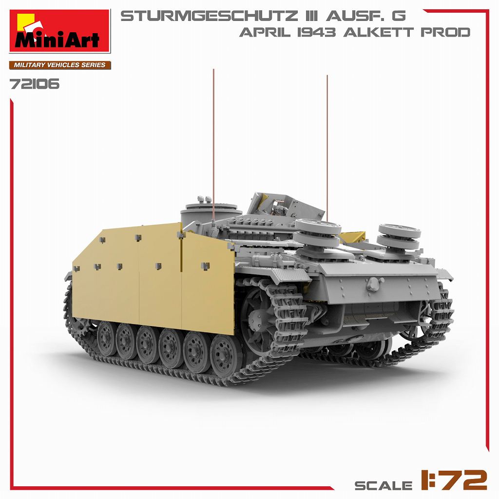 72106 1/72 III���ͷ�ˤAusf.G 1943ǯ4��