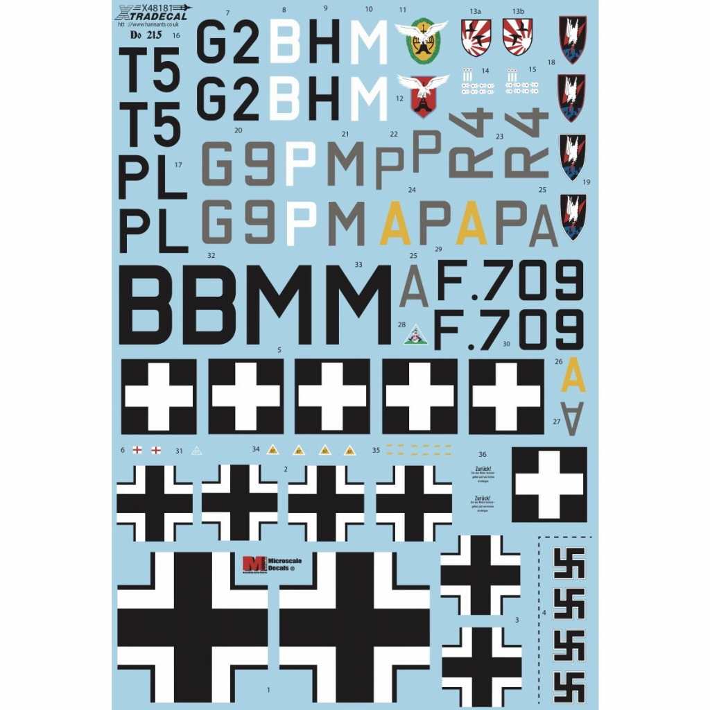 X48181 ドルニエ Do215B-1/B-2/B-4/B-5 | エクストラデカール