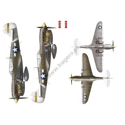 KD72009 カーチス P-40N ウォーホーク 太平洋戦線 Pt.I