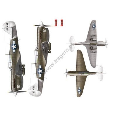 KD72009 カーチス P-40N ウォーホーク 太平洋戦線 Pt.I