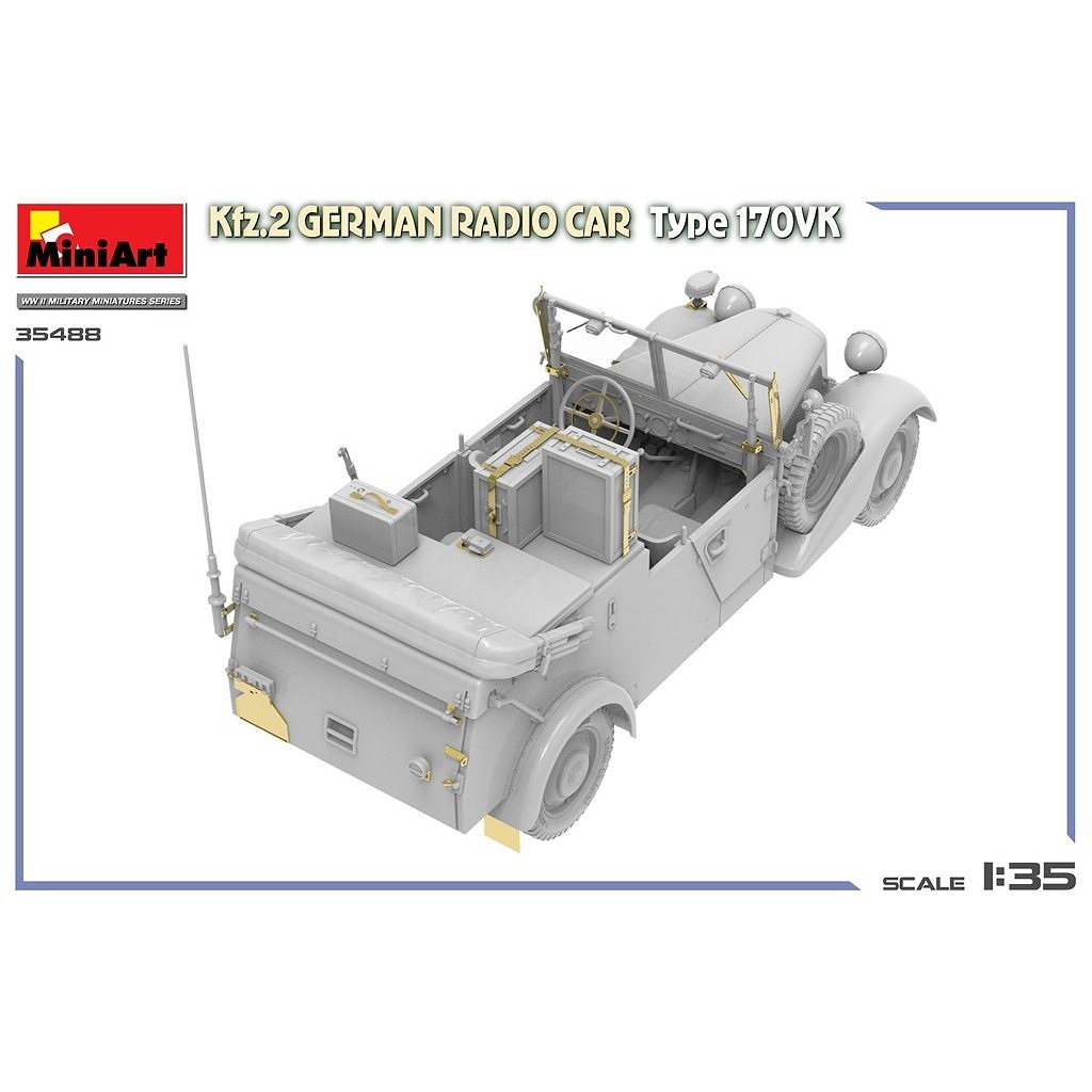 35488 1/35 ドイツ Kfz.2 無線車 170VK型 | ミニアート MiniArt | AFV