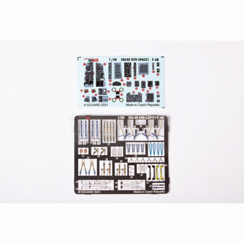 3DL48040 1/48 �ޥ��ɥͥ롦�����饹 F-4B �ե���ȥ�II �����ڡ���������3D�ǥ����� w/���å��󥰥ѡ��ĥ��å�(���ߥ���)