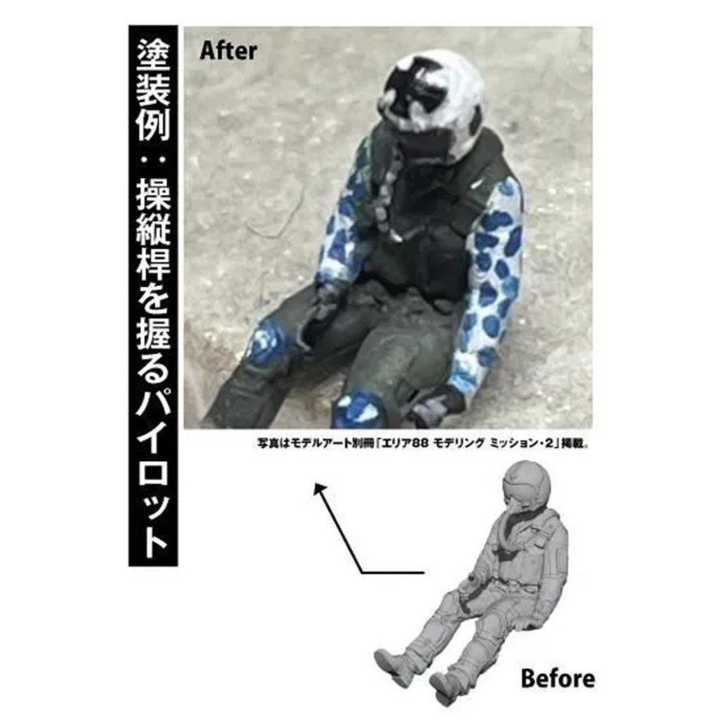 再入荷】MA144-001 1/144 現用機用パイロットフィギュア（6体入り