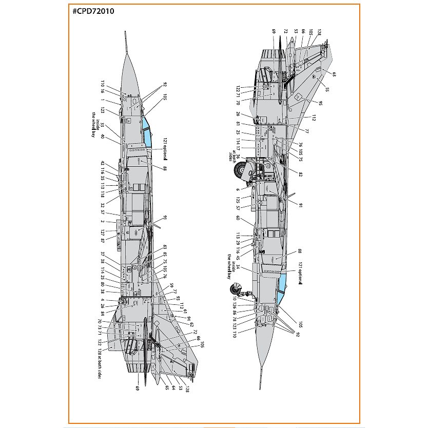 CPD72010 1/72 �ߥ� MiG-23ML/MLA �ե��å��� �ǡ��������ƥ󥷥�ǥ����� (�������졢���졼������) (����)
