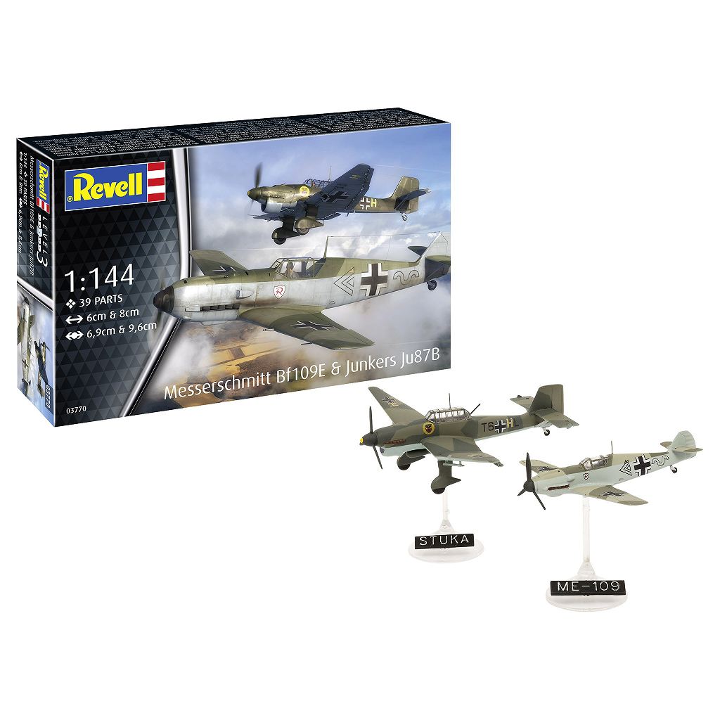 03770 ��å�������ߥå� Bf109E & ��󥫡��� Ju87B ���ġ���