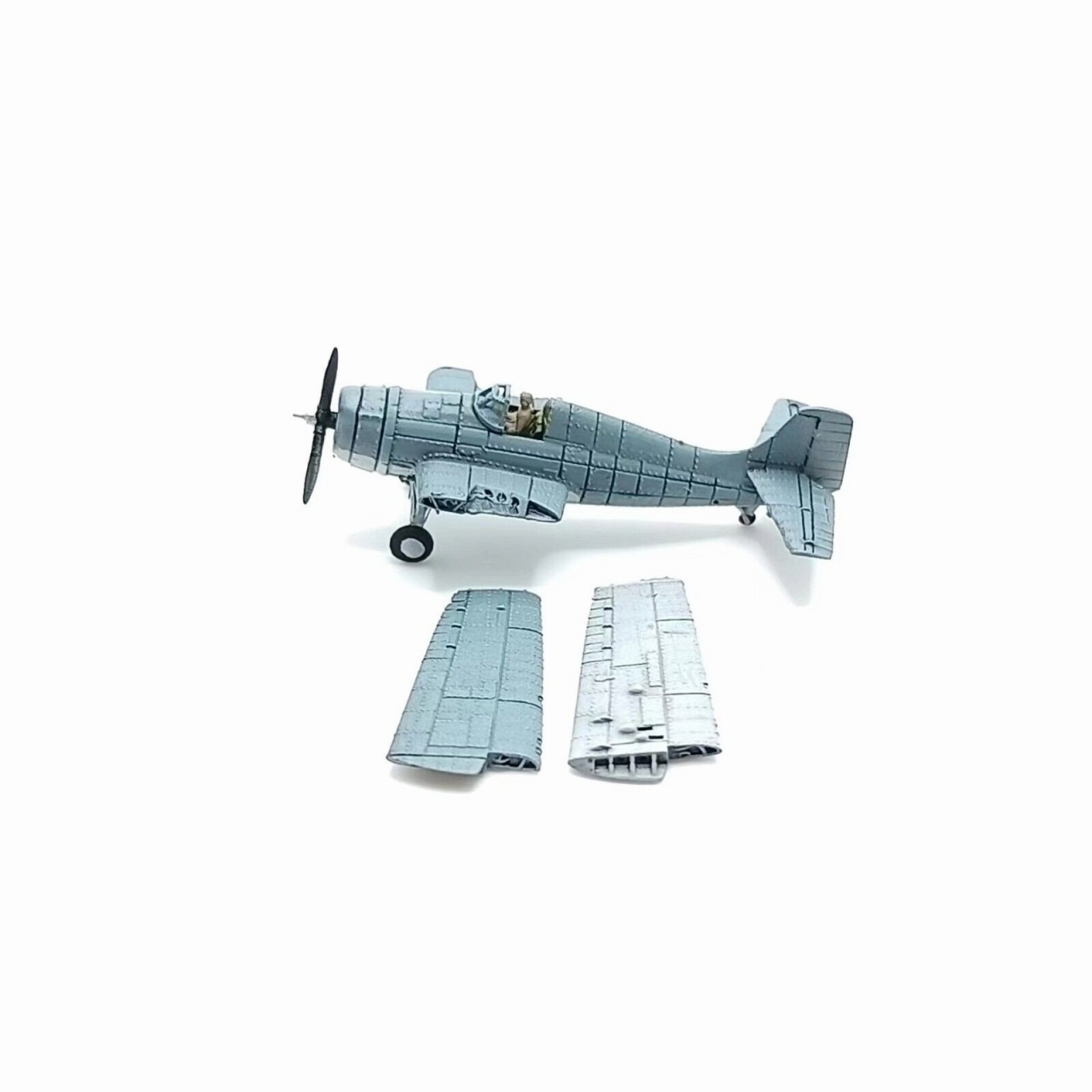 WS35202 米海軍 F4F-4 ワイルドキャット 戦闘機 (3機セット) (主翼折畳