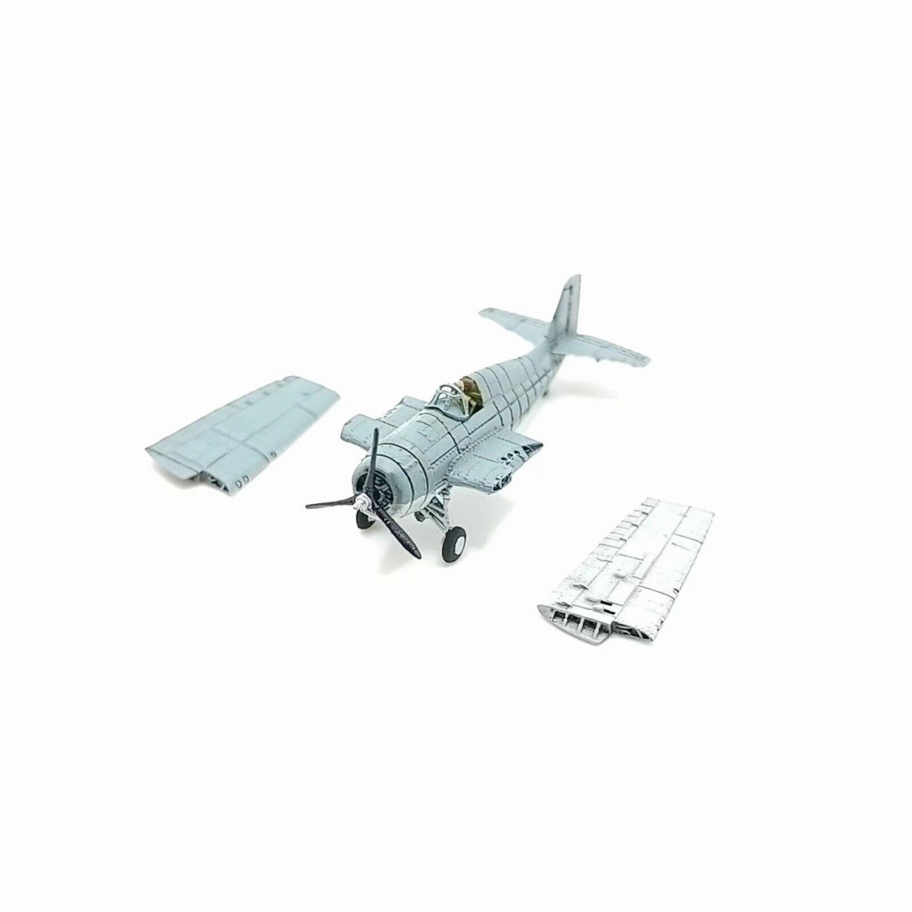 WS35202 米海軍 F4F-4 ワイルドキャット 戦闘機 (3機セット) (主翼折畳