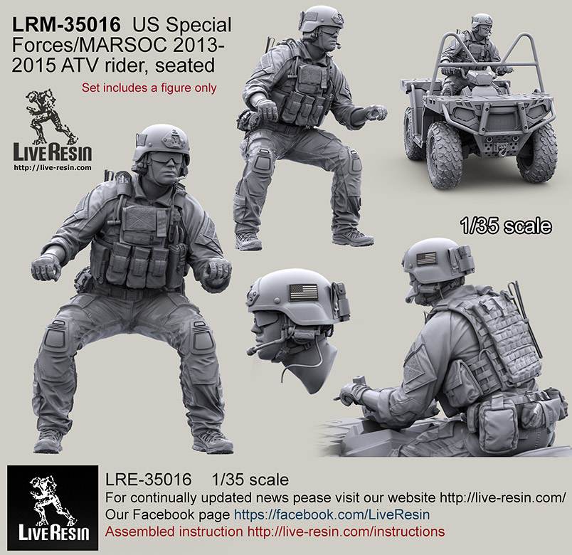 LRM-35016 現用アメリカ陸軍 特殊部隊 MARSOC ATVライダー 2013-2015