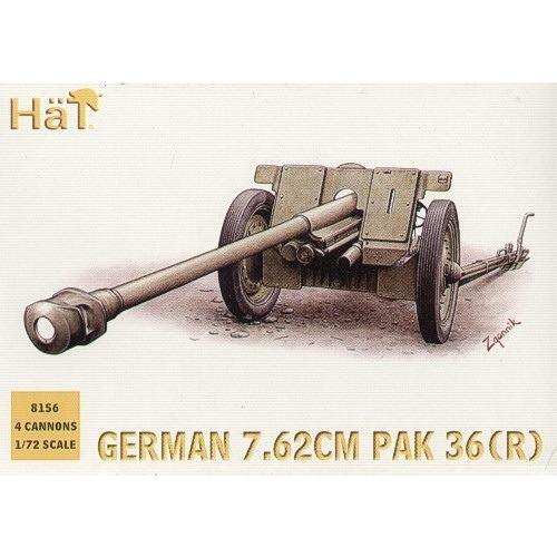 8156 WWII ドイツ Pak36(r) 76.2mm対戦車砲 | ハット HaT Industrie