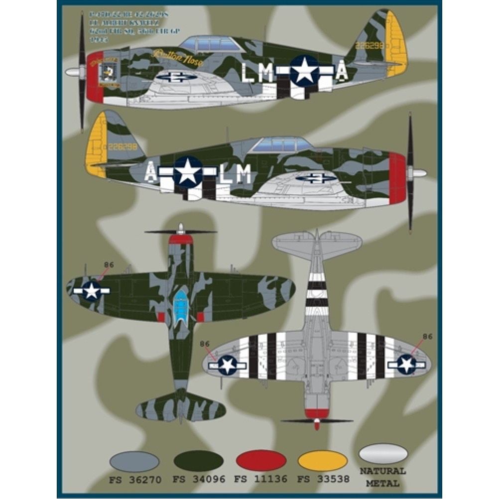 ディテール&スケール F/D&S-4829 P-47D/M サンダーチーフ カラー