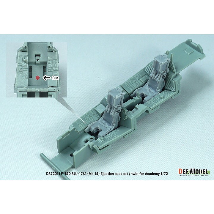 DS72011 1/72 F-14D トムキャット SJU-17/A (Mk.14) イジェクション