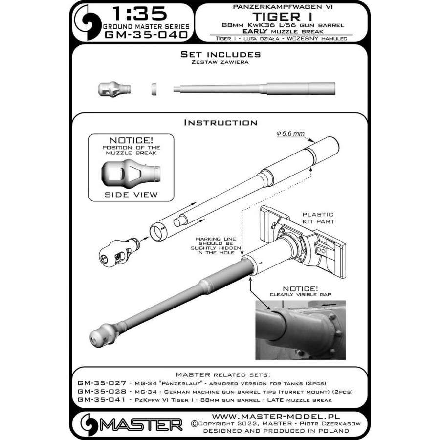 GM35-040 ƥI 88mm KwK36 L/56ˤ ץޥ֥졼