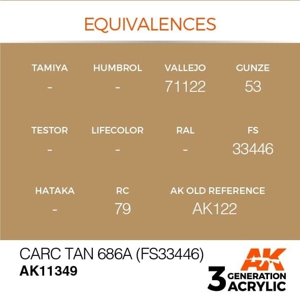 AK11349 カークタン686A (FS33446) 【AKアクリル3G (サード