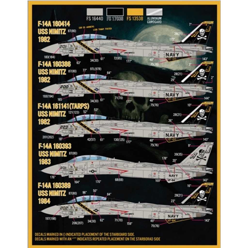 ディテール&スケール F/D&S-4833 1/48 グラマン F-14A トムキャット VF