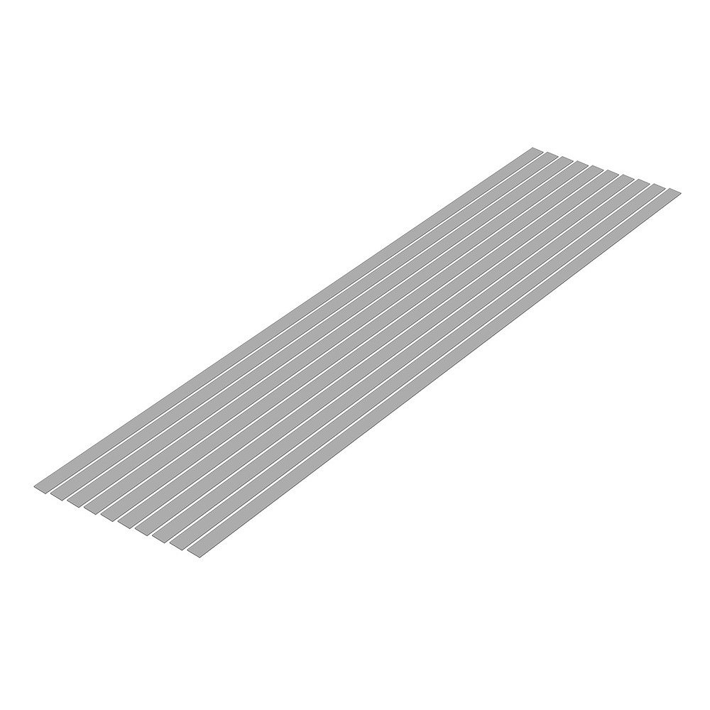 ※ みみみ　78プラド　天板グレー OM-478 プラ＝材料【グレー】細切り板 0.5×8.0mm | ウェーブ Wave