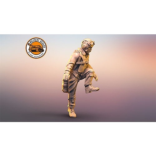 IDAPテクノロジー 1/48 アメリカ 海軍パイロットセット No.3 (3体入) 3Dプリンター製キット PD4 IDAPテクノロジー 1⁄48 アメリカ 海軍パイロットセット No.3 (3体入