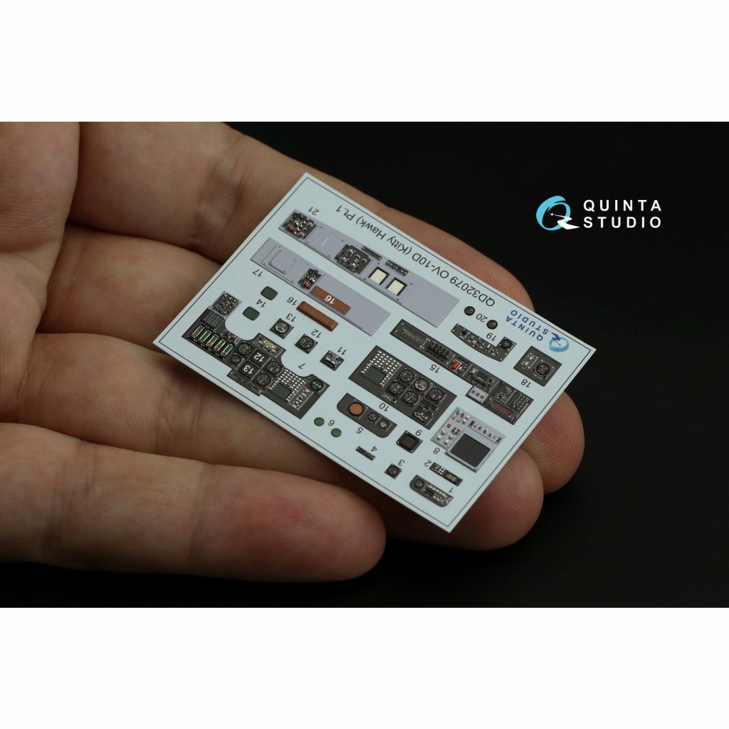 QD32079 1/32 OV-10D ブロンコ 内装3Dデカール(キティホーク用 QD32079 1/32 OV-10D ブロンコ 内装3Dデカール(キティホーク用