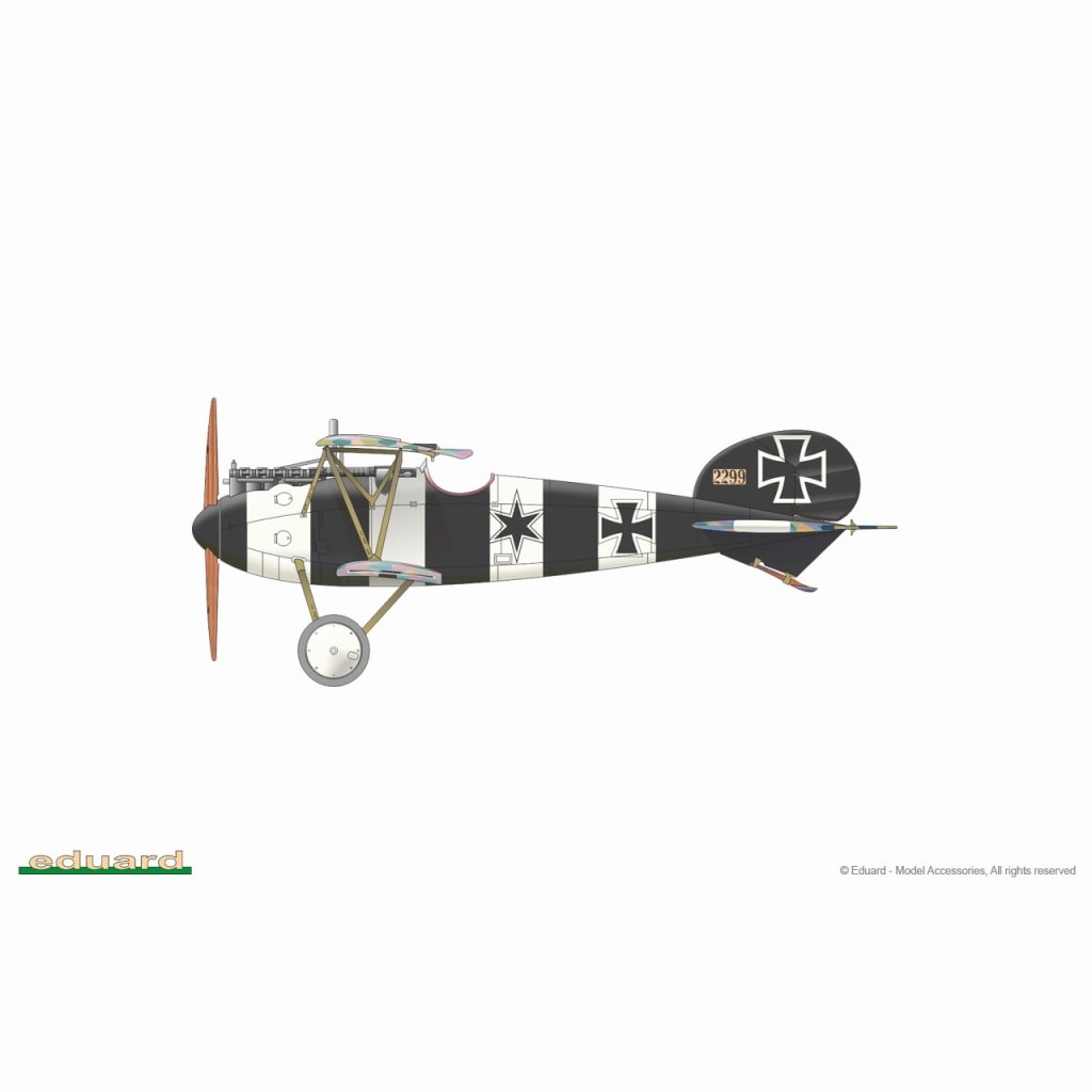 【塗装済完成品】複葉機エデュアルド1/48 アルバトロスAlbatros D.V Albatros D.V 1/48 - Eduard Store