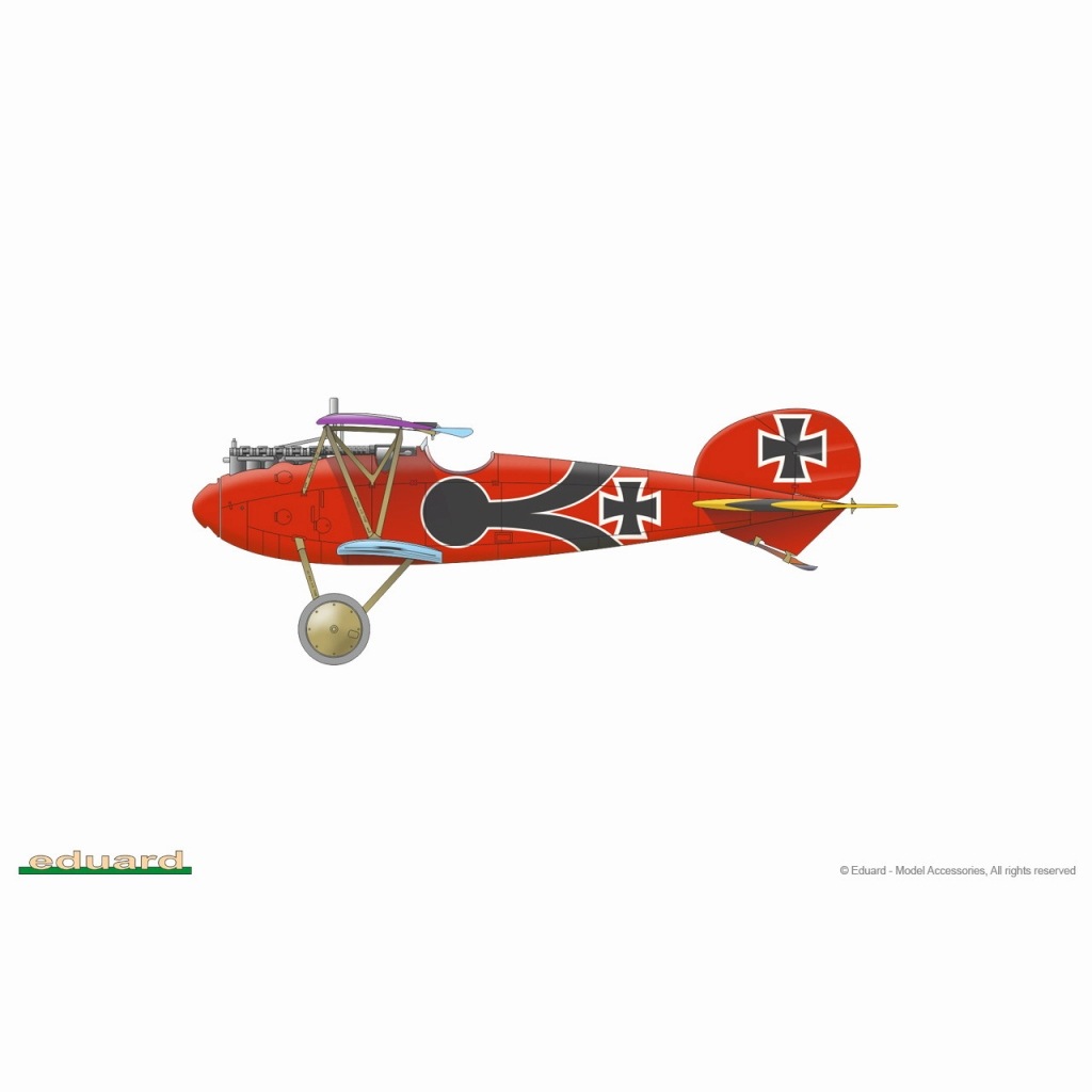 【塗装済完成品】複葉機エデュアルド1/48 アルバトロスAlbatros D.V 7406 1/72 アルバトロス D.V ウィークエンドエディション