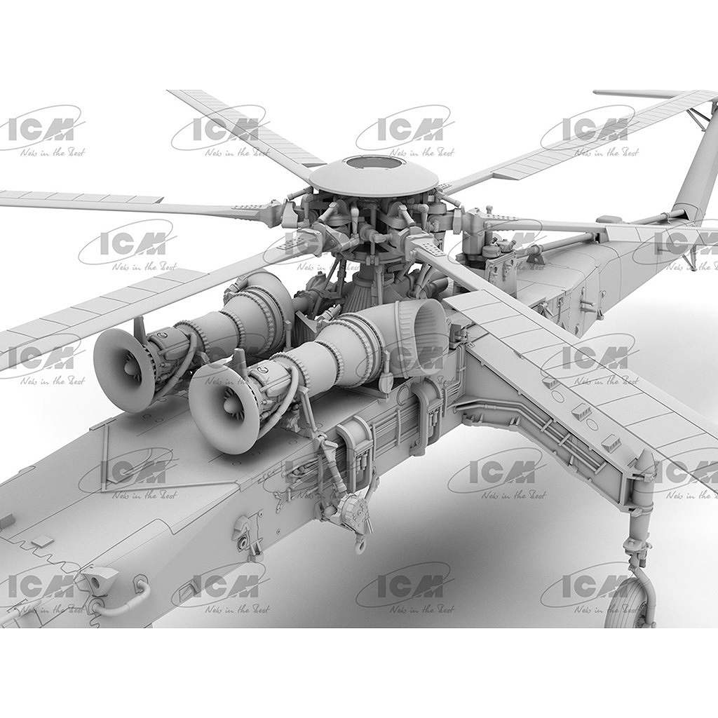 予約受付中】72001 アメリカ 重輸送ヘリコプター シコルスキー CH-54A
